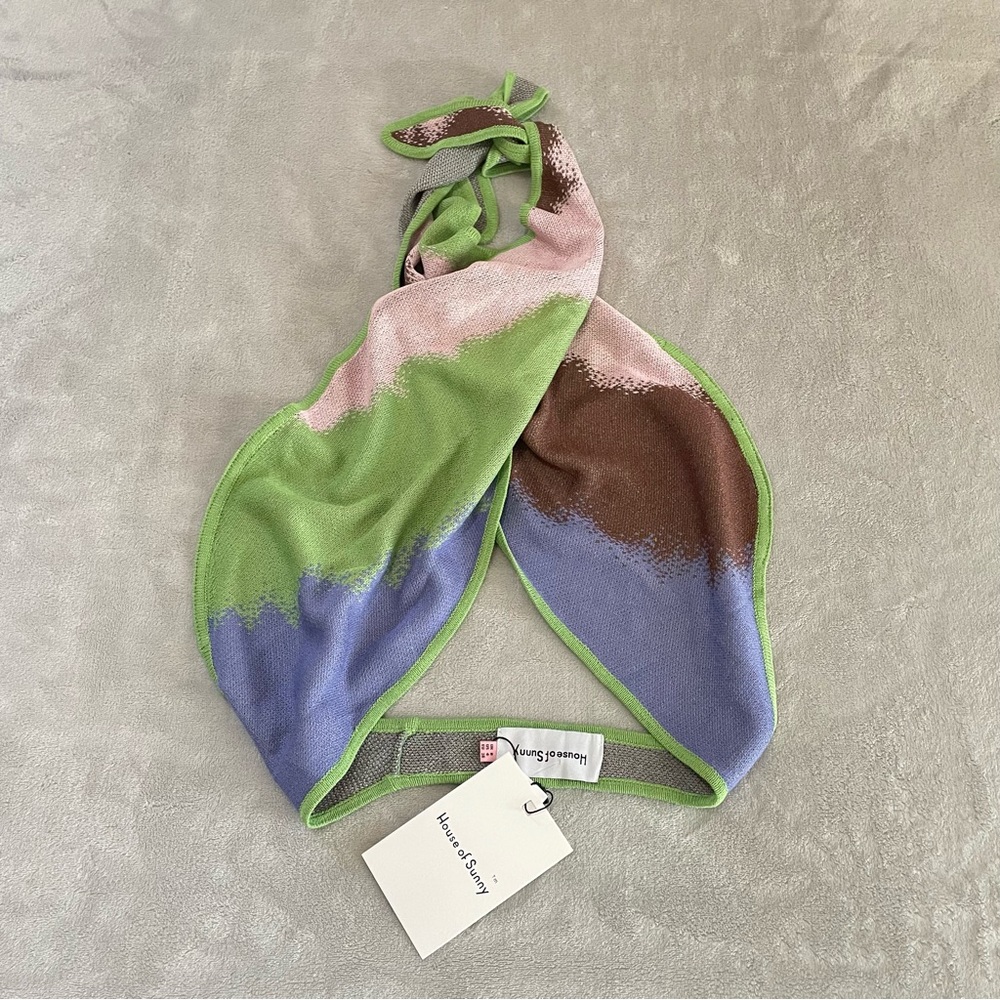 House of Sunny Multicolor Knit Top NWT